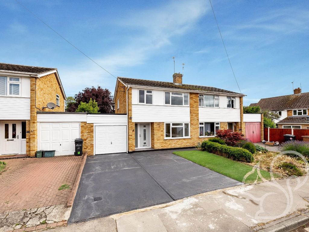 3 bed semi-detached house for sale in Longshots Close, Broomfield, Chelmsford CM1, £400,000