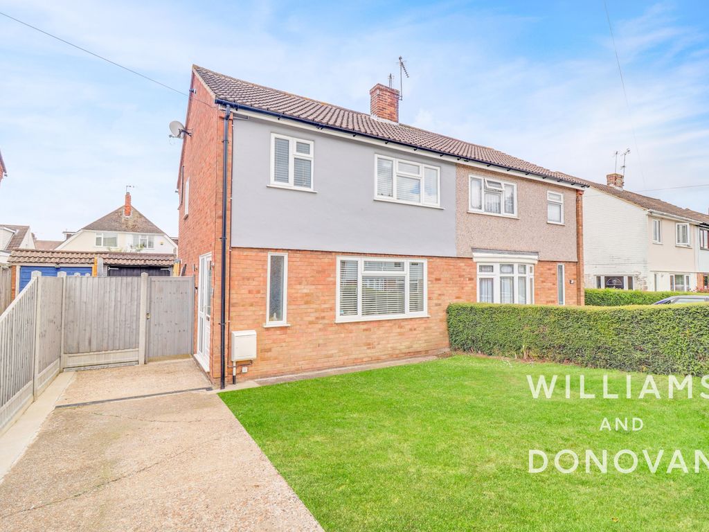 3 bed semi-detached house for sale in Dorothy Gardens, Benfleet SS7, £365,000