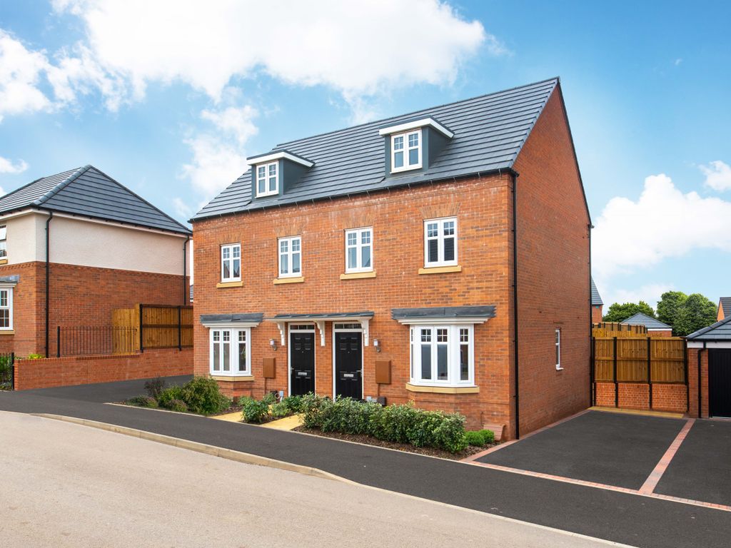 New home, 3 bed semi-detached house for sale in "Kennett" at Redlands Road, Barkby, Leicester LE7, £358,995