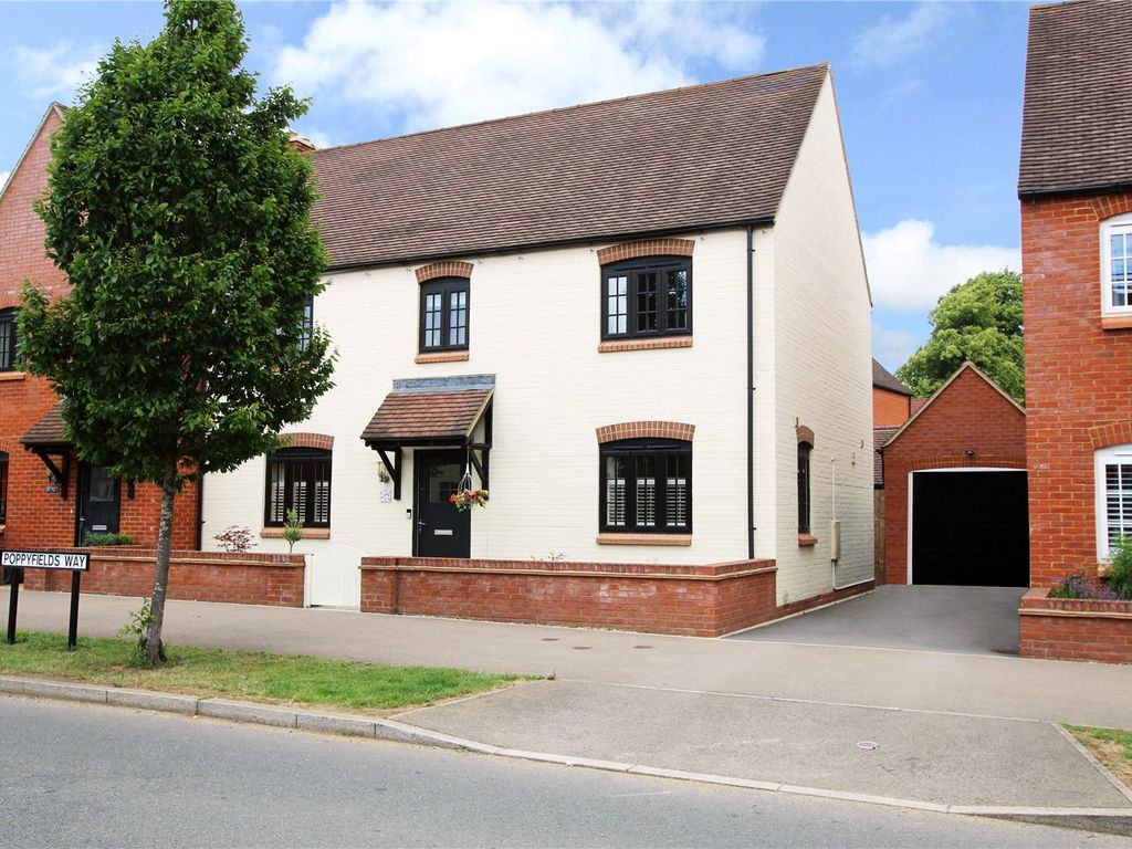 4 bed semi-detached house for sale in Poppyfields Way, Brackley NN13, £410,000