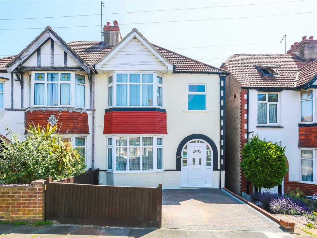 3 bed semi-detached house for sale in Margery Road, Hove, East Sussex BN3, £500,000