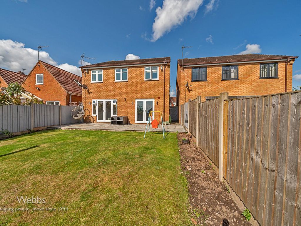 4 bed detached house for sale in Hill Street, Hednesford, Cannock WS12, £350,000