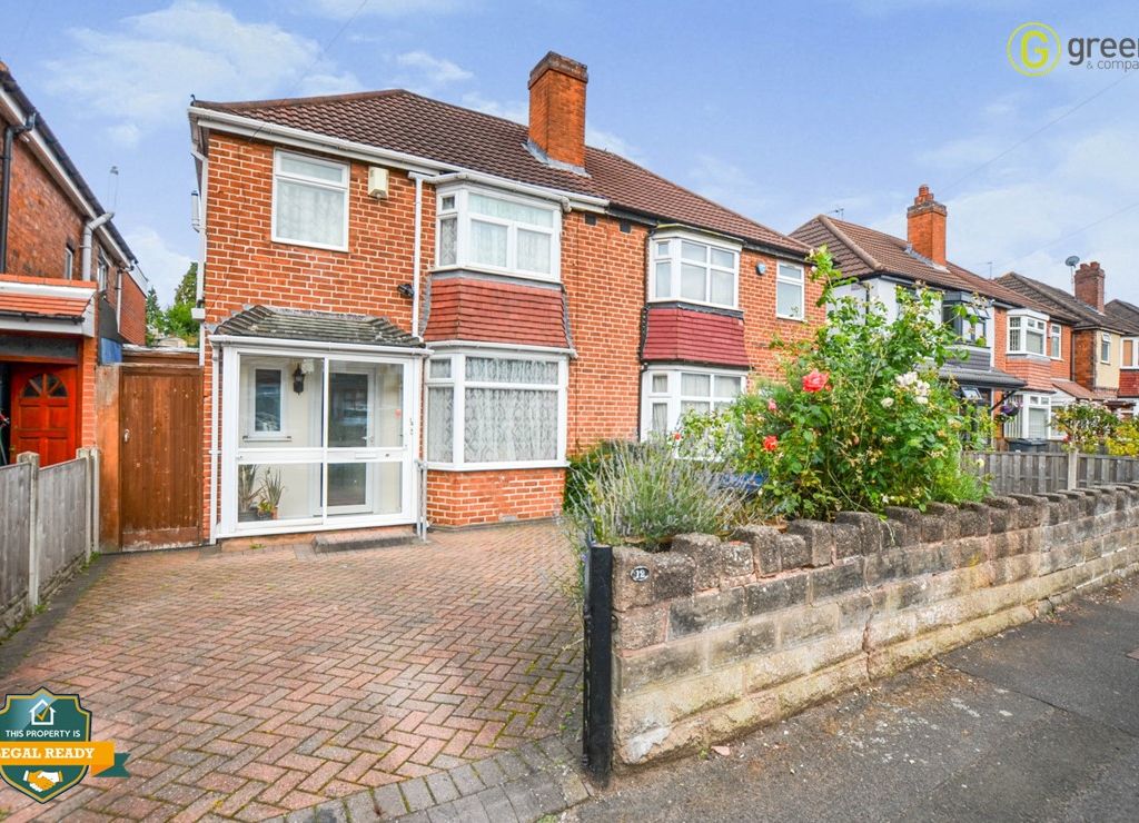 3 bed semi-detached house for sale in Calthorpe Road, Handsworth B20, £220,000