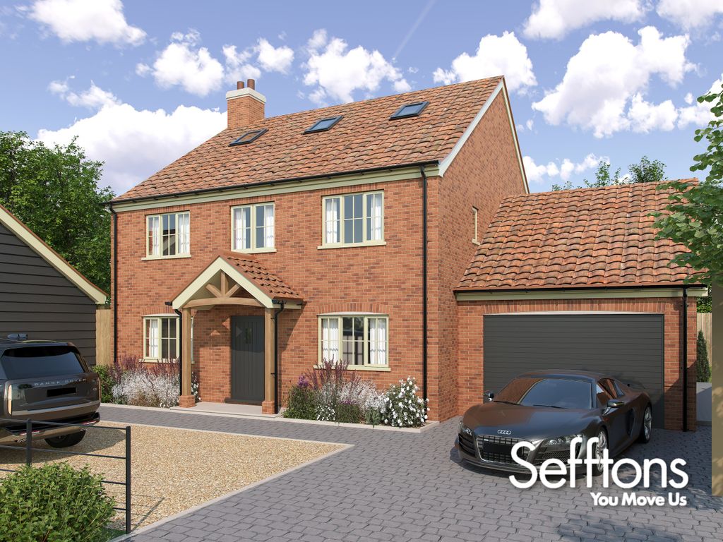 4 bed detached house for sale in The Street, Foxley, Dereham, Norfolk NR20, £750,000