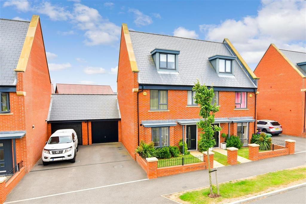 4 bed semi-detached house for sale in Aldridge Road, Folkestone, Kent CT20, £425,000