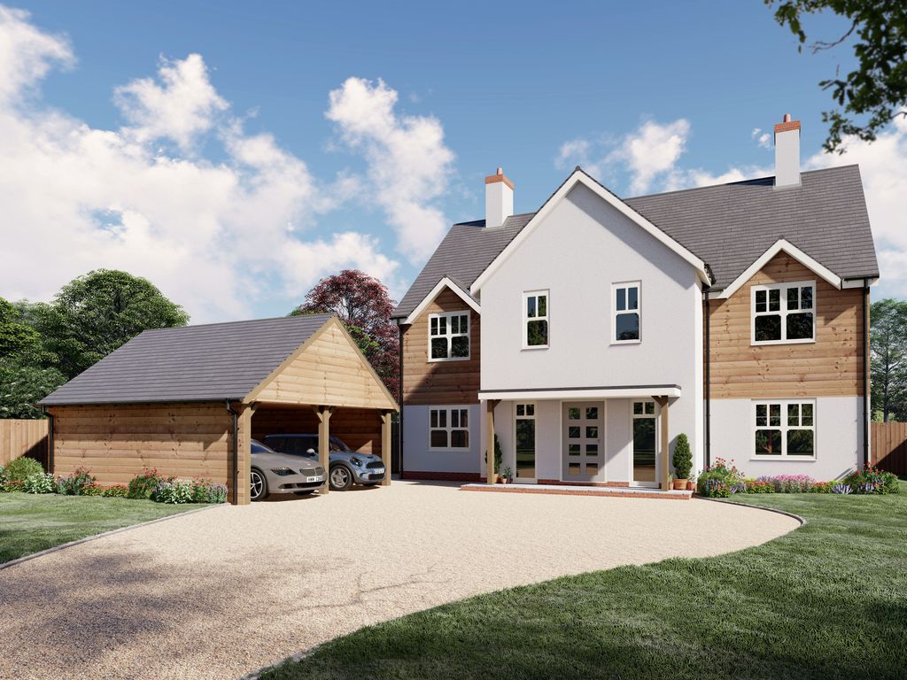 New home, 5 bed detached house for sale in Barnes Lane, Lymington SO41, £1,875,000