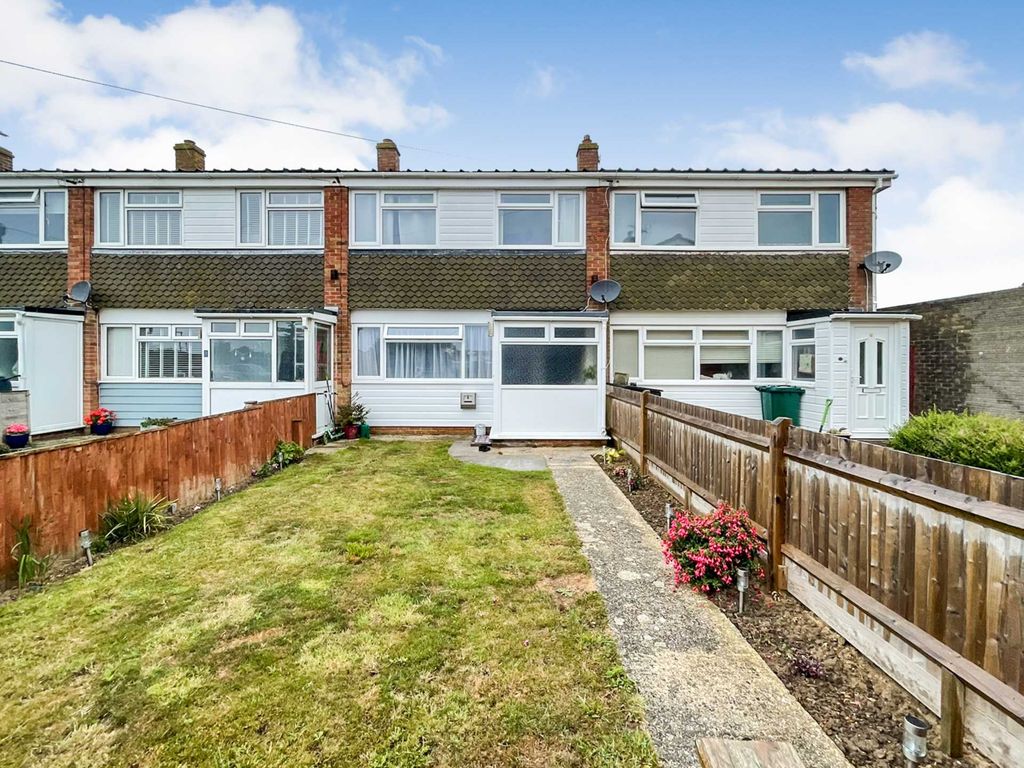 3 bed terraced house for sale in Downview Close, East Wittering, West Sussex PO20, £305,000