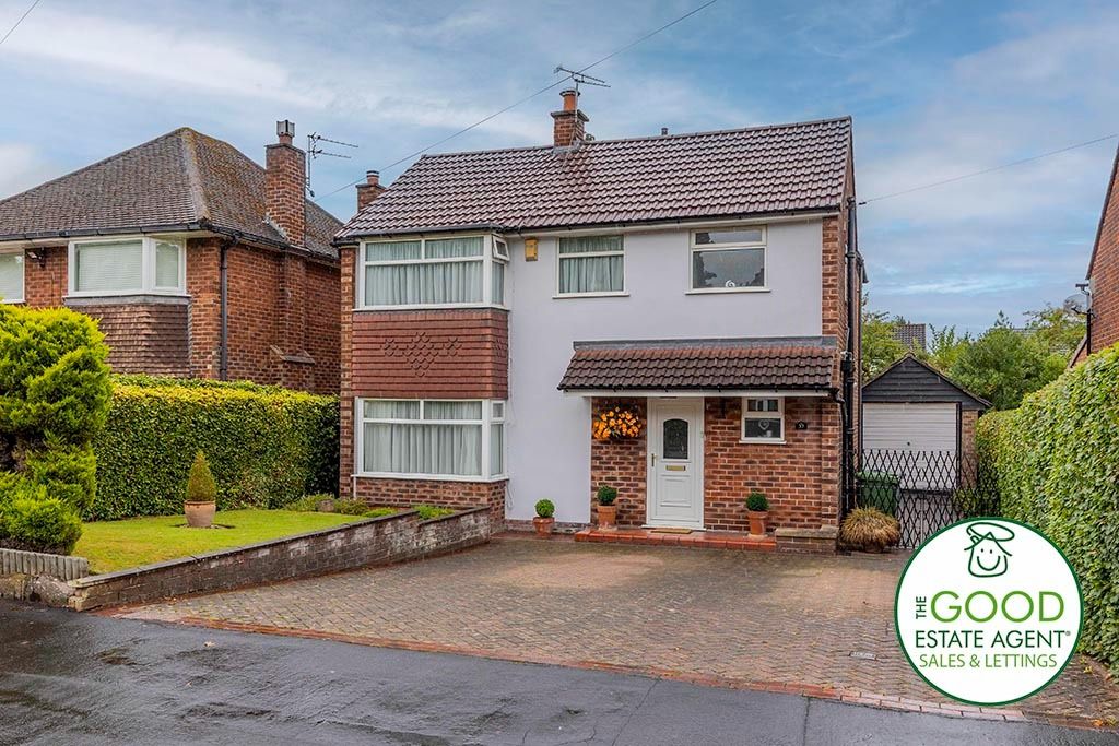 3 bed detached house for sale in Dean Drive, Wilmslow SK9, £529,500