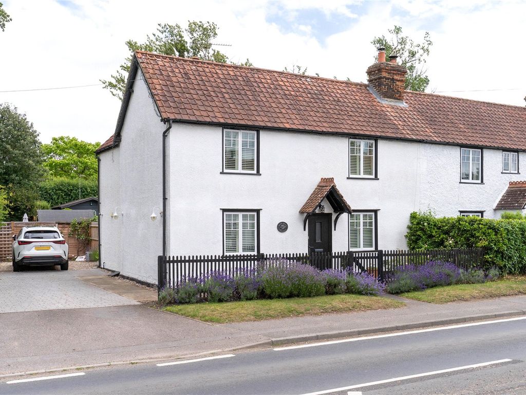 3 bed semi-detached house for sale in Cambridge Road, Quendon, Nr Saffron Walden, Essex CB11, £585,000