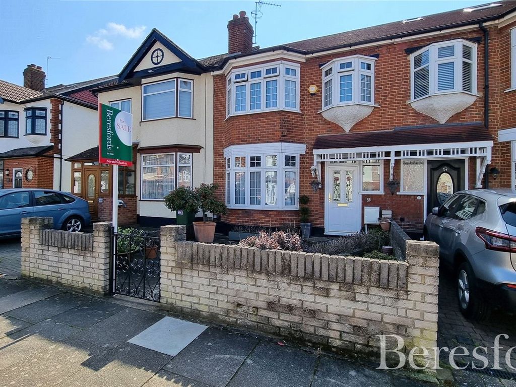 3 bed terraced house for sale in Woodfield Drive, Gidea Park RM2, £535,000