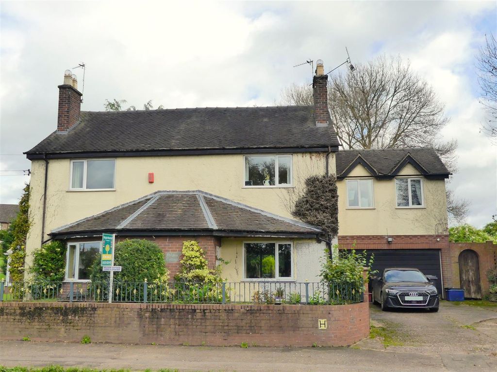 4 bed detached house for sale in Main Road, Wrinehill, North Staffordshire CW3, £500,000