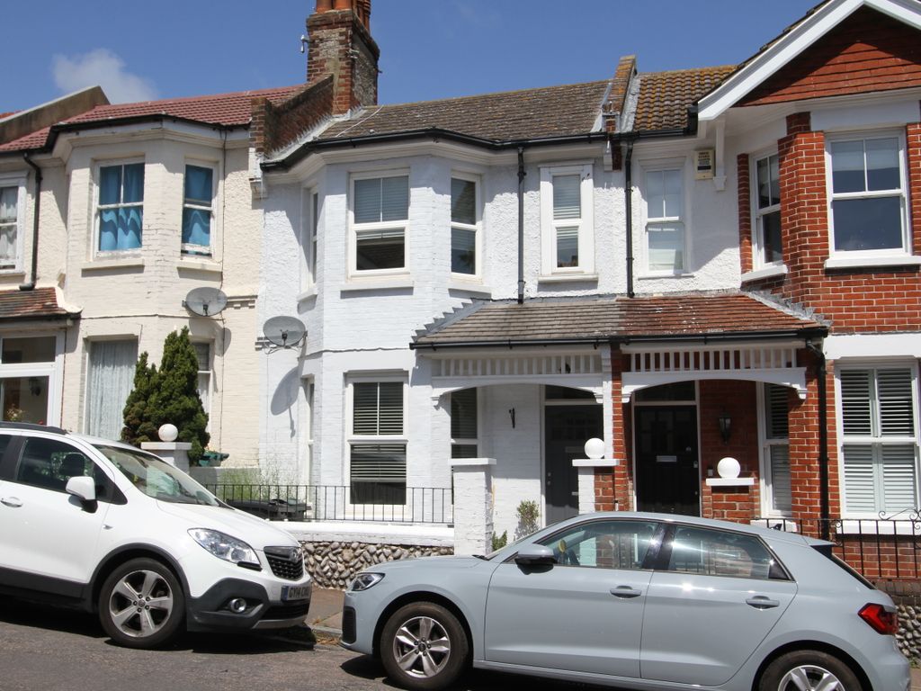 3 bed terraced house for sale in Greys Road, Eastbourne BN20, £475,000