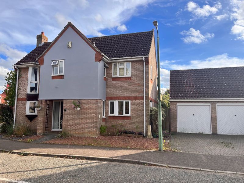 4 bed detached house for sale in Cloverfields, Thurston, Bury St. Edmunds IP31, £425,000