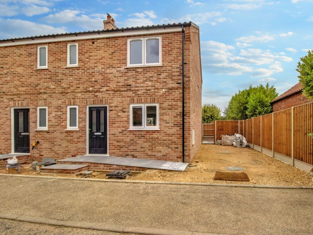 New home, 3 bed semi-detached house for sale in Thursford Road, Little Snoring, Fakenham, Norfolk NR21, £270,000