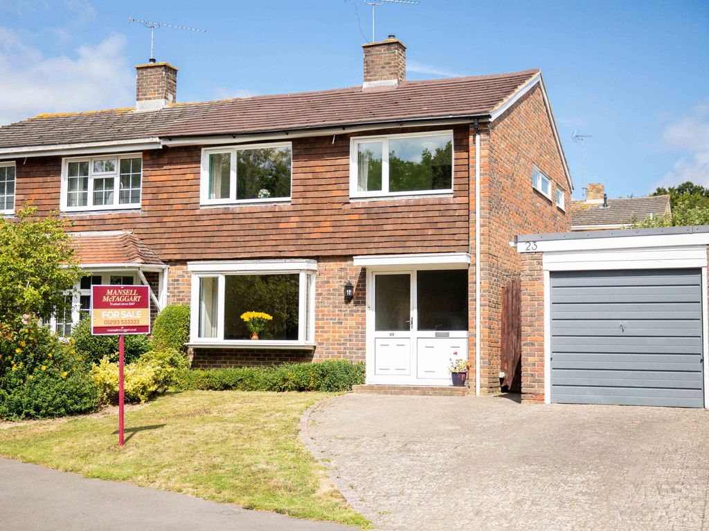 3 bed semi-detached house for sale in Furnace Drive, Crawley RH10, £450,000