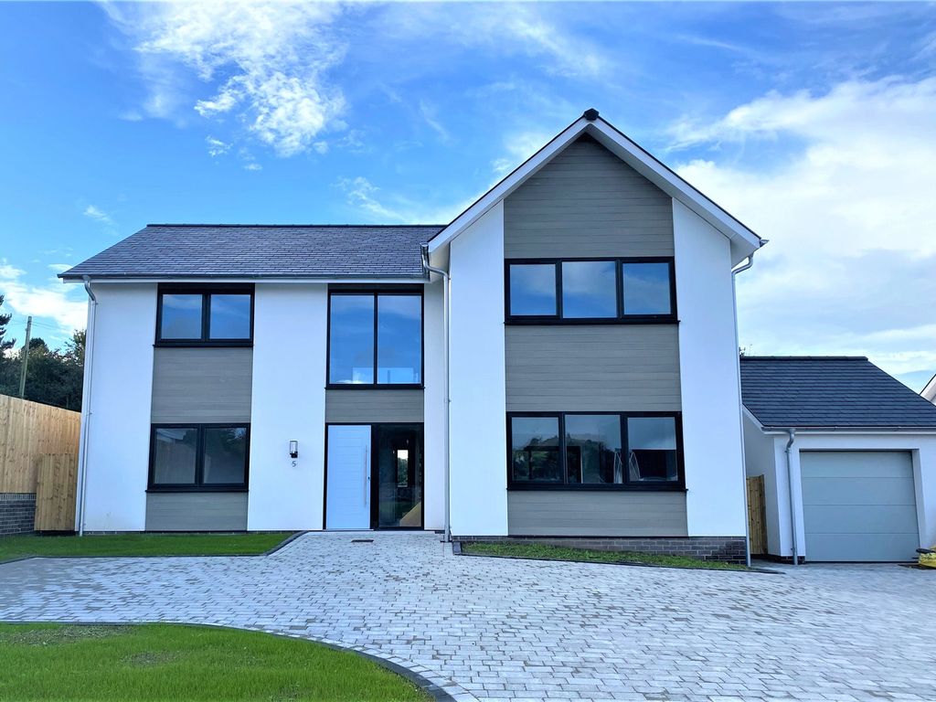 New home, 4 bed detached house for sale in 5 Llys Yr Orsedd, Gorsedd, Holywell CH8, £600,000