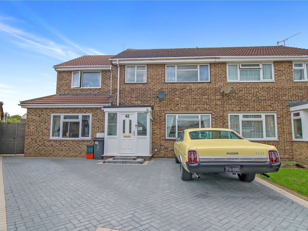 4 bed semi-detached house for sale in Tweed Close, Greenmeadow, Swindon SN25, £360,000