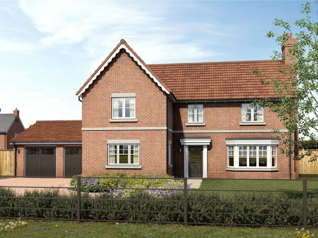 New home, 4 bed detached house for sale in The Lawford, Asterwood, Elmstead Market, Essex CO7, £760,000