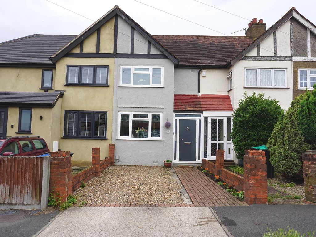 2 bed terraced house for sale in Hemsby Road, Chessington, Surrey. KT9, £400,000