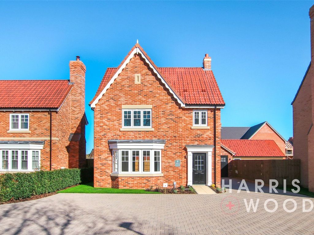 New home, 3 bed detached house for sale in The Elmstead, Asterwood, Elmstead Market, Essex CO7, £450,000