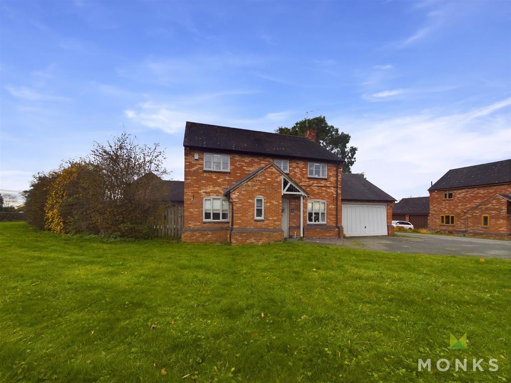 4 bed detached house for sale in Post Office Lane, Whixall, Shropshire SY13, £395,000