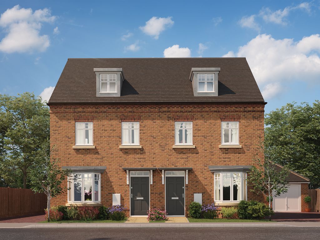New home, 3 bed semi-detached house for sale in "Kennett" at Blandford Way, Market Drayton TF9, £305,000