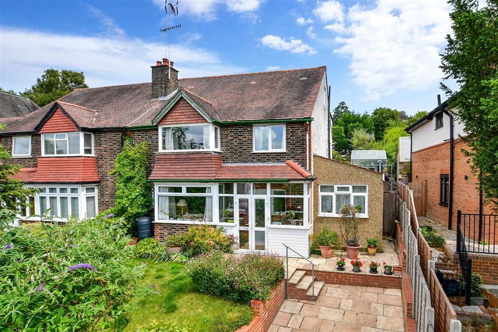 3 bed semi-detached house for sale in Downs Court Road, Purley, Surrey CR8, £575,000