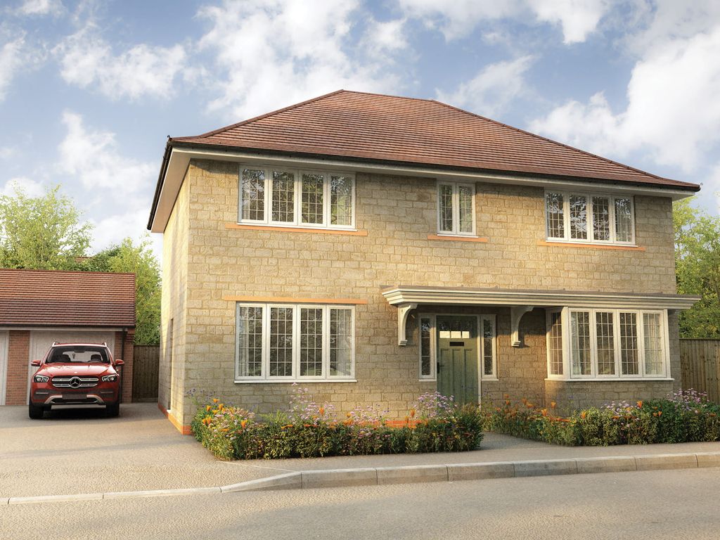 New home, 4 bed detached house for sale in "The Davenant" at Bellenger Way, Brize Norton, Carterton OX18, £600,000