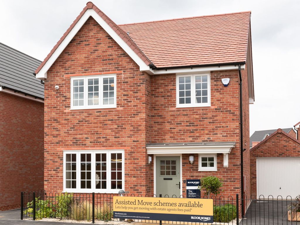 New home, 4 bed detached house for sale in "The Hallam" at Bellenger Way, Brize Norton, Carterton OX18, £445,000