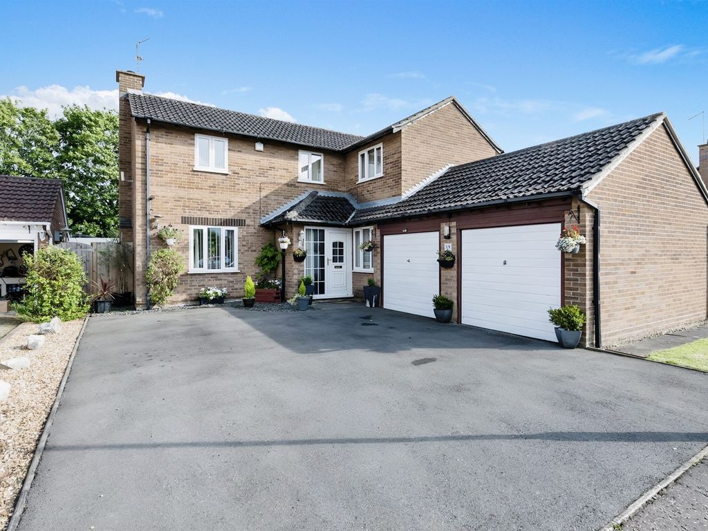 4 bed detached house for sale in Goodwood Road, Bretton, Peterborough PE3, £400,000