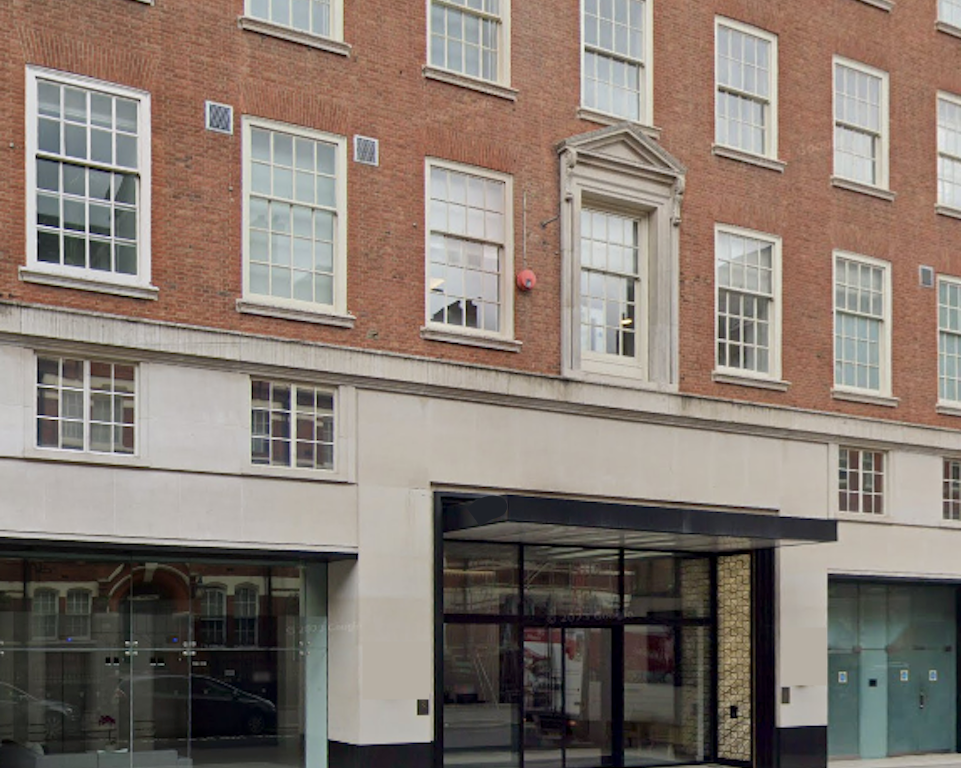 Office to let in North Row, London W1K, £24,000 pa