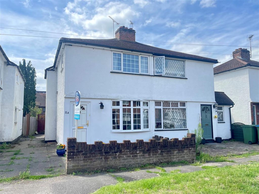 3 bed semi-detached house for sale in Claremont Close, Hersham, Walton-On-Thames KT12, £450,000