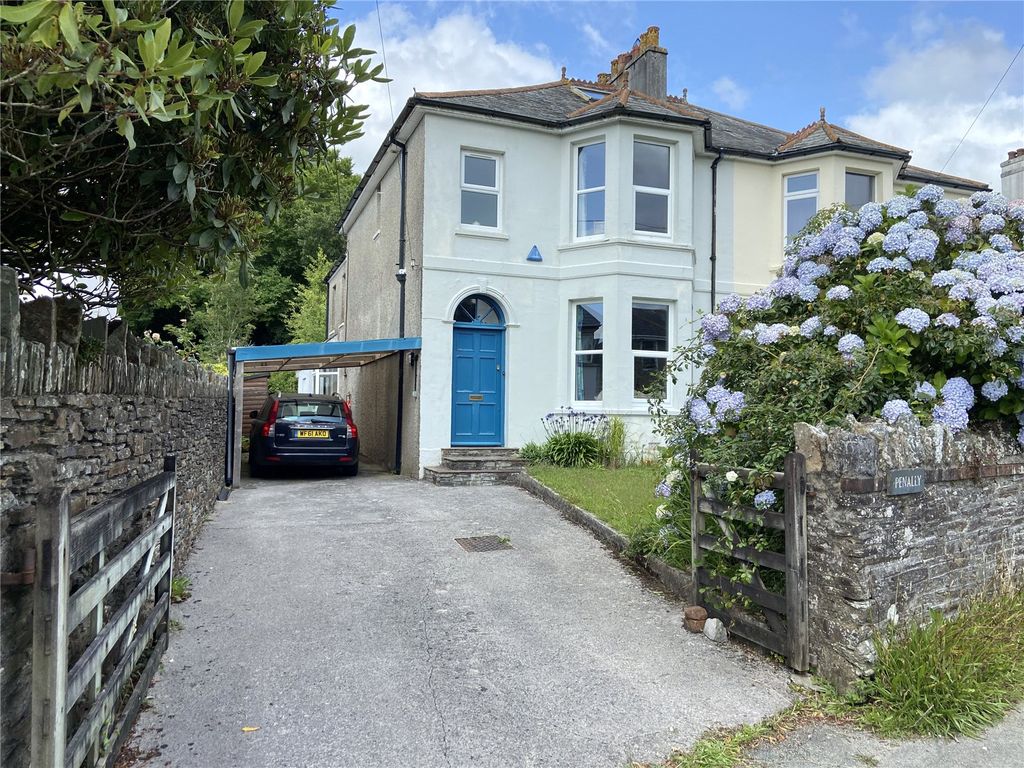 3 bed semi-detached house for sale in The Crescent, Crapstone, Yelverton PL20, £400,000