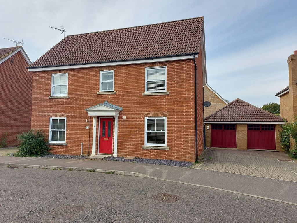 4 bed detached house for sale in Civray Avenue, Downham Market PE38, £349,995