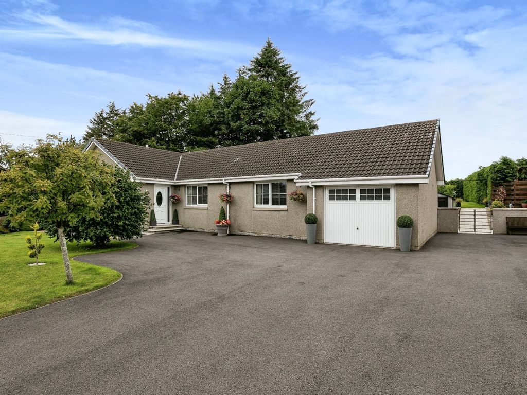 4 bed detached bungalow for sale in Meikle Wartle, Inverurie AB51, £350,000