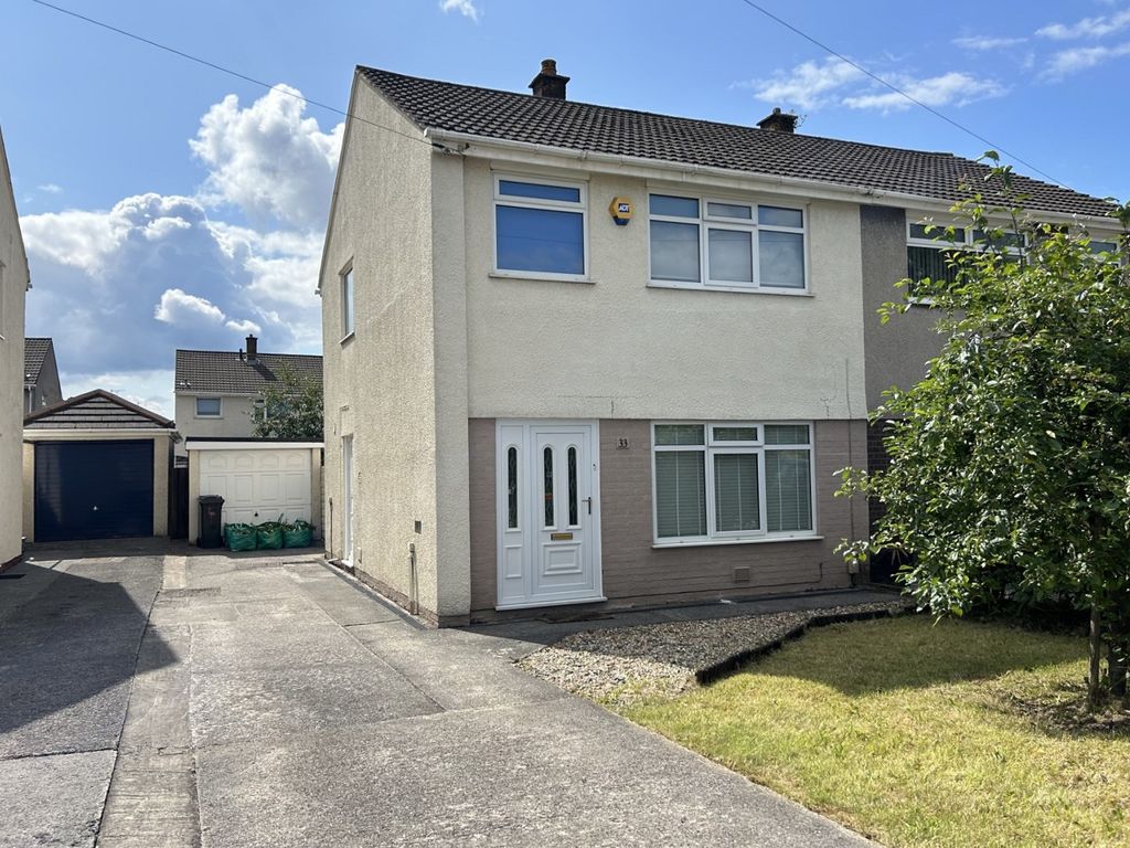 3 bed semi-detached house for sale in Heol Y Nant, Baglan, Port Talbot, Neath Port Talbot. SA12, £204,995