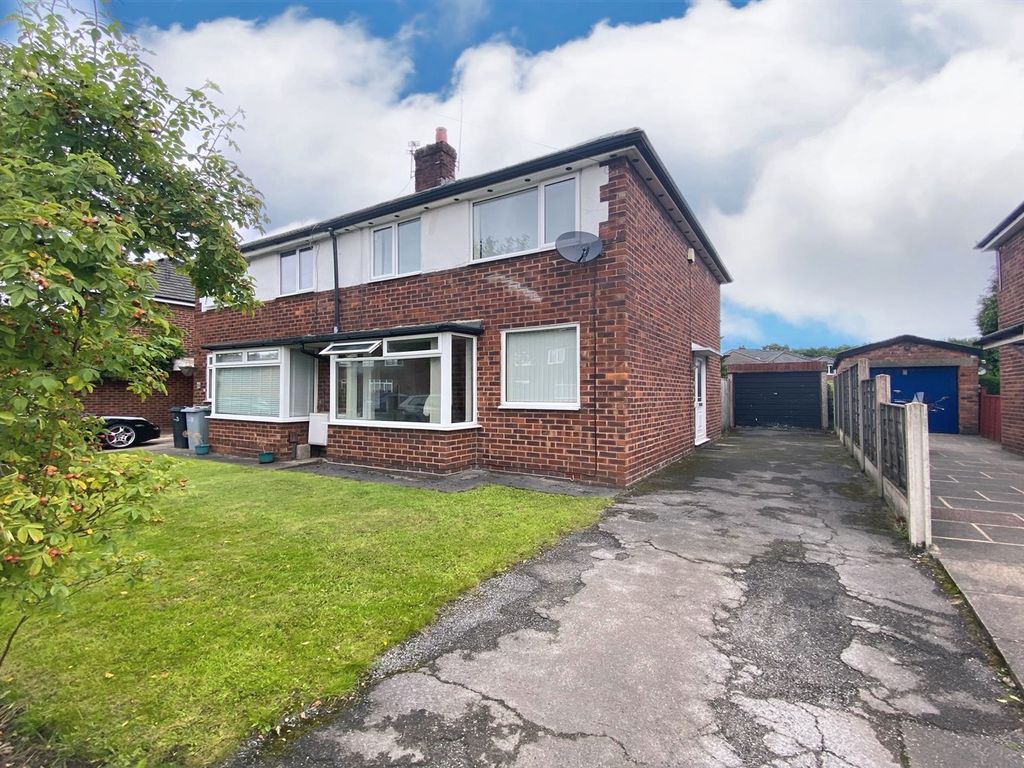 3 bed semi-detached house for sale in Wingfield Drive, Wilmslow SK9, £350,000