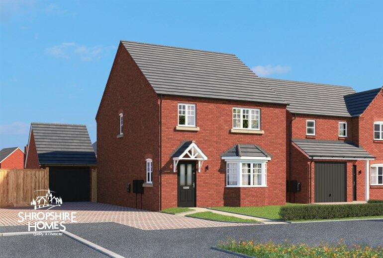 New home, 4 bed detached house for sale in Crudgington Fields, Telford TF6, £350,000