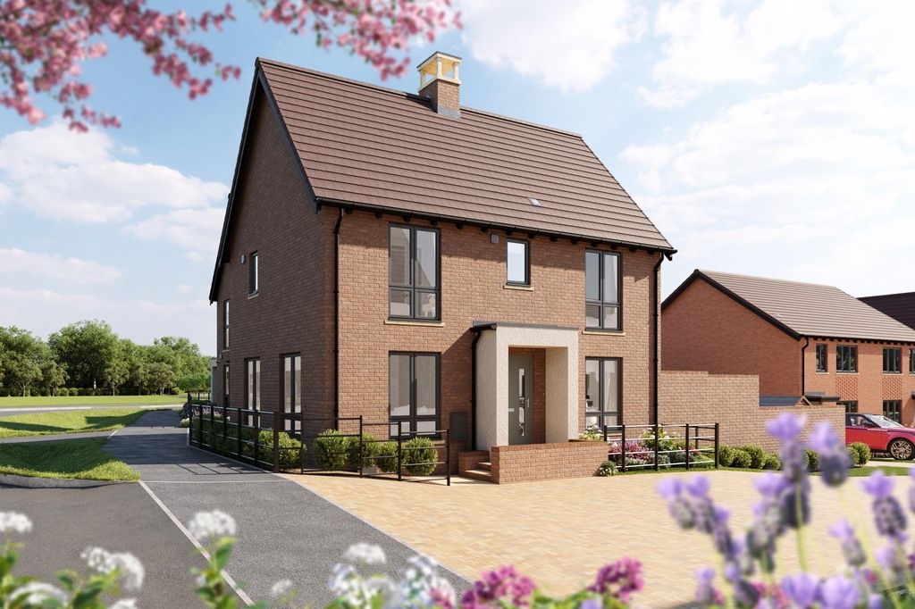 New home, 3 bed detached house for sale in "Beckett" at Redlands Grove, Wanborough SN3, £389,995
