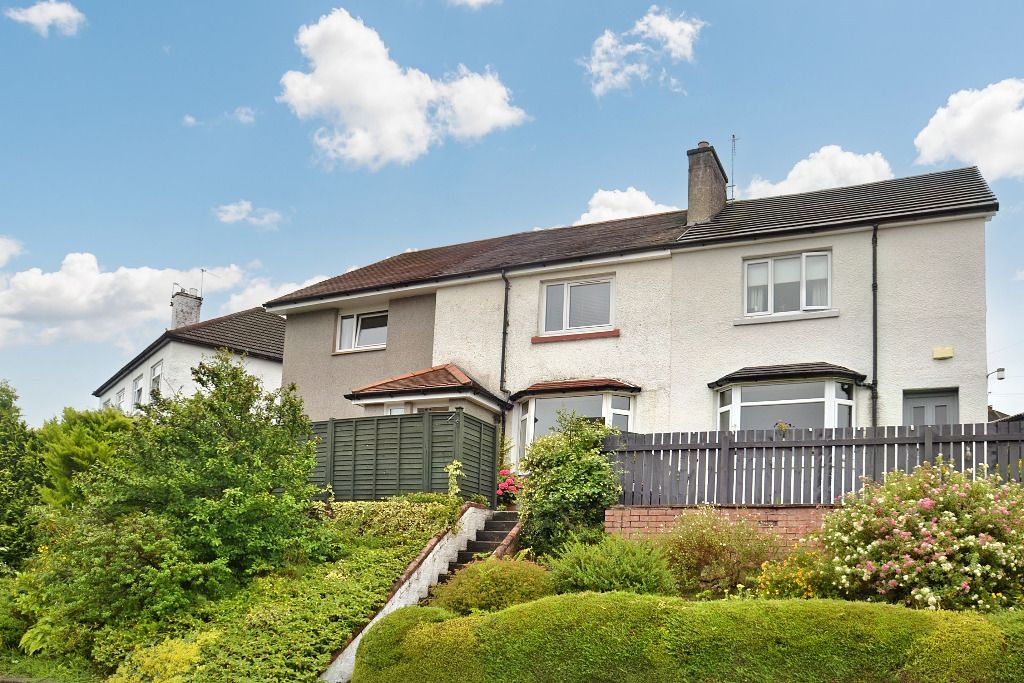 3 bed semi-detached house for sale in Crosslees Drive, Thornliebank, East Renfrewshire G46, £290,000