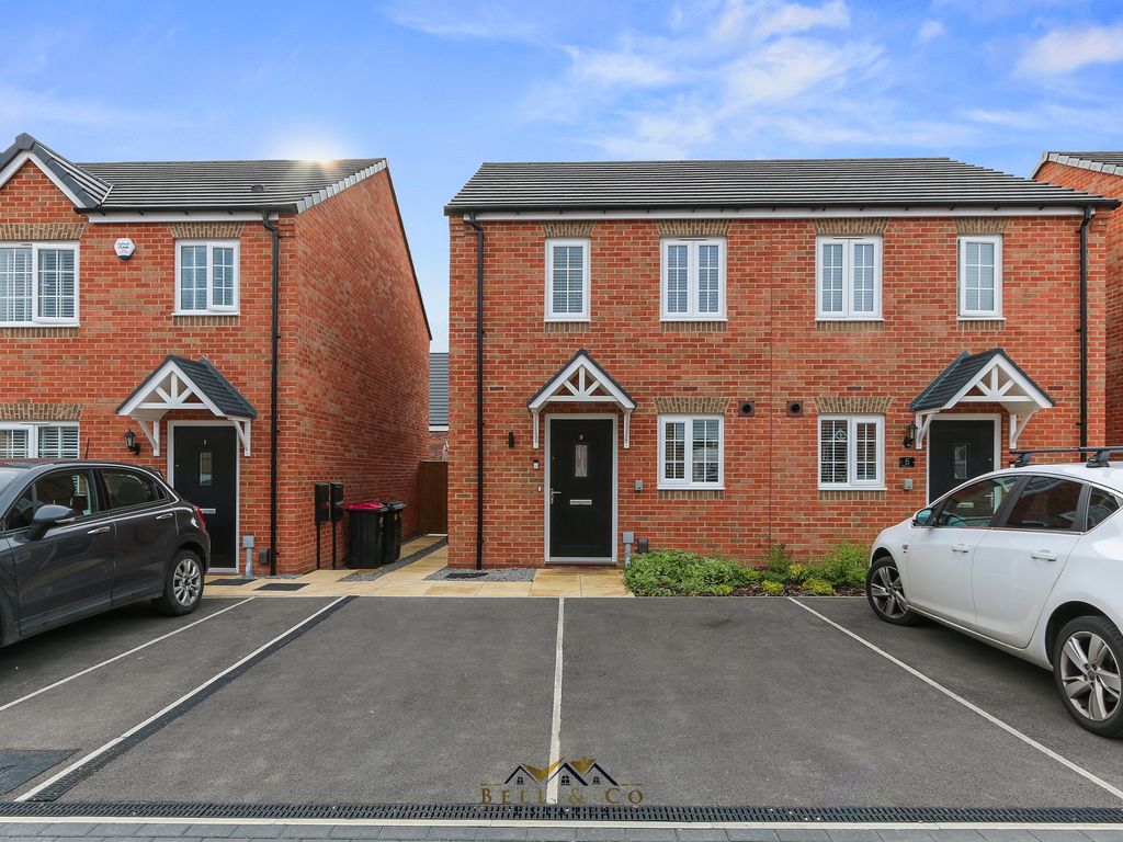 New home, 2 bed semi-detached house for sale in Canford Close, Dinnington, Sheffield S25, £150,000