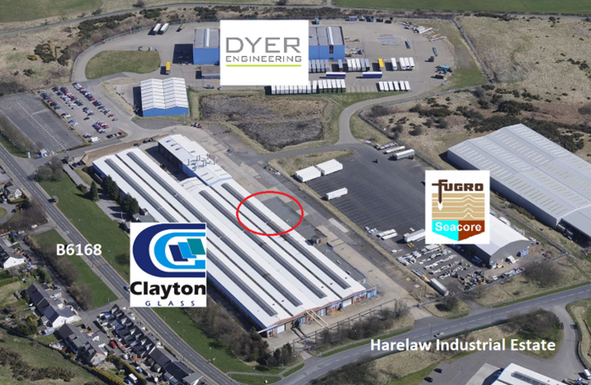Industrial to let in Harelaw Industrial Estate, Stanley, Co. Durham DH9, £8,800 pa