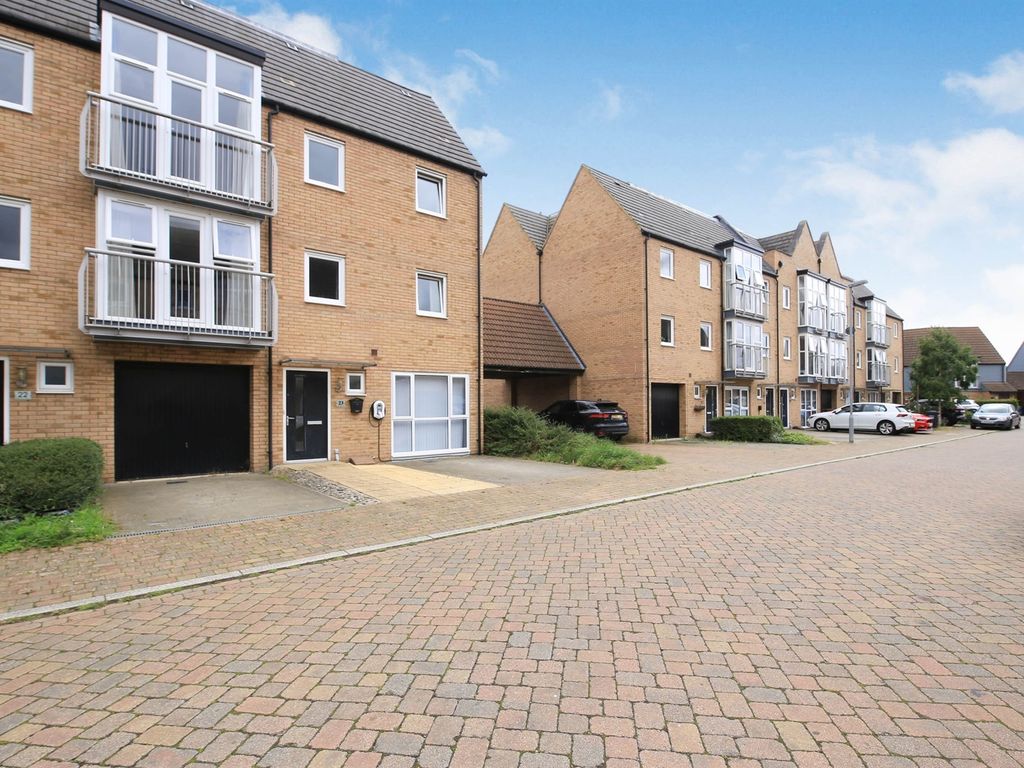 4 bed town house for sale in Holly Blue Close, Little Paxton, St. Neots PE19, £357,700