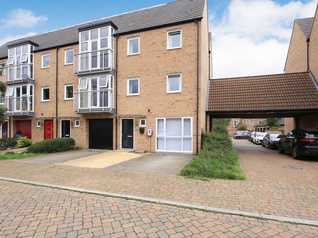 4 bed town house for sale in Holly Blue Close, Little Paxton, St. Neots PE19, £357,700