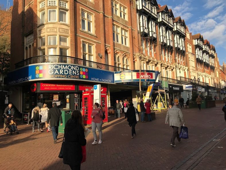 Retail premises to let in Unit B, Richmond Gardens Shopping Centre, Bournemouth BH1, £105,000 pa
