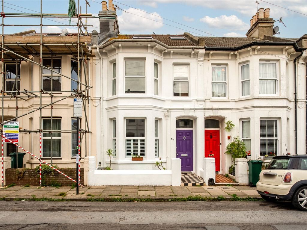 3 bed terraced house for sale in Exeter Street, Brighton BN1, £750,000