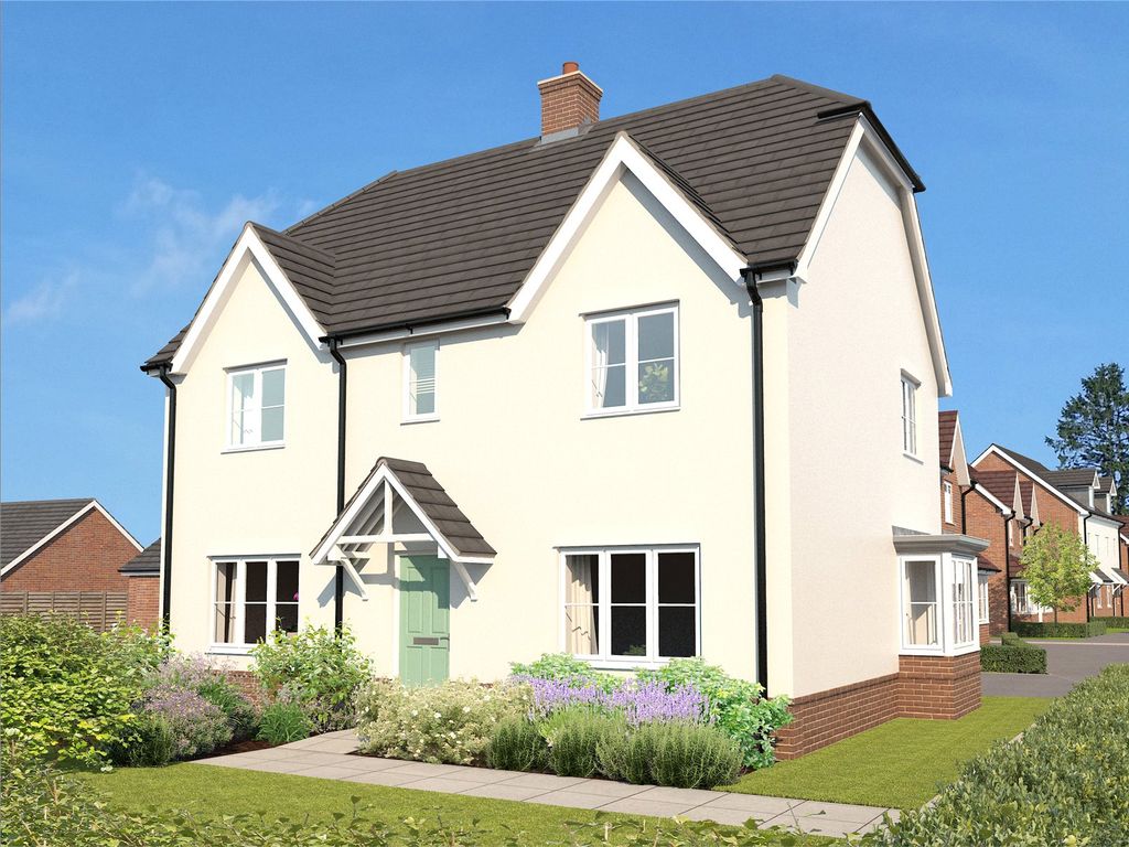 New home, 4 bed detached house for sale in Cann Hall Farm, Clacton On Sea, Essex CO16, £430,000