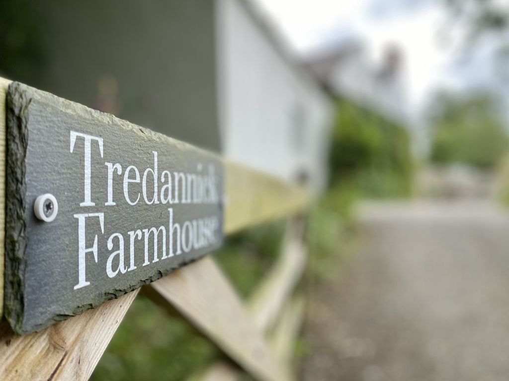 4 bed detached house for sale in Tredannick Farmhouse, Wadebridge PL27, £895,000