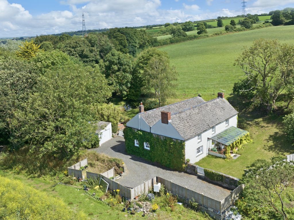 4 bed detached house for sale in Tredannick Farmhouse, Wadebridge PL27, £895,000