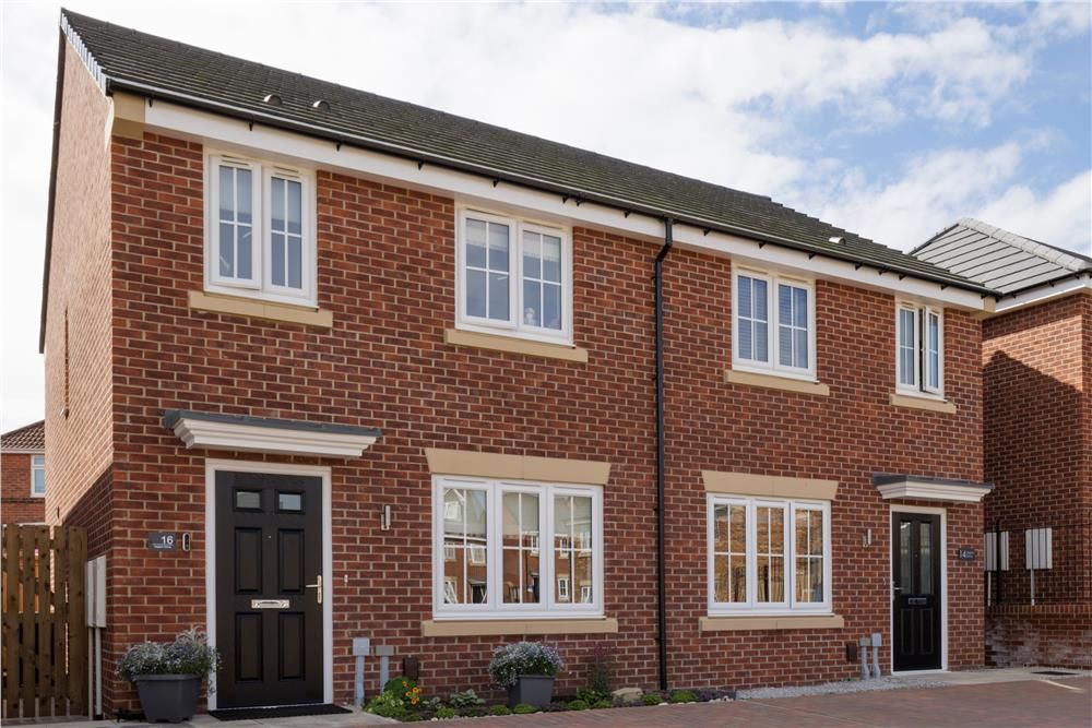 New home, 3 bed semi-detached house for sale in "The Overton" at Elm Avenue, Pelton, Chester Le Street DH2, £204,950